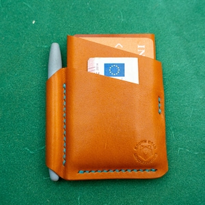 Cartera n.° 46 / Cartera EDC con portabolígrafos / Cartera minimalista / Cartera con portabolígrafos Fisher Space