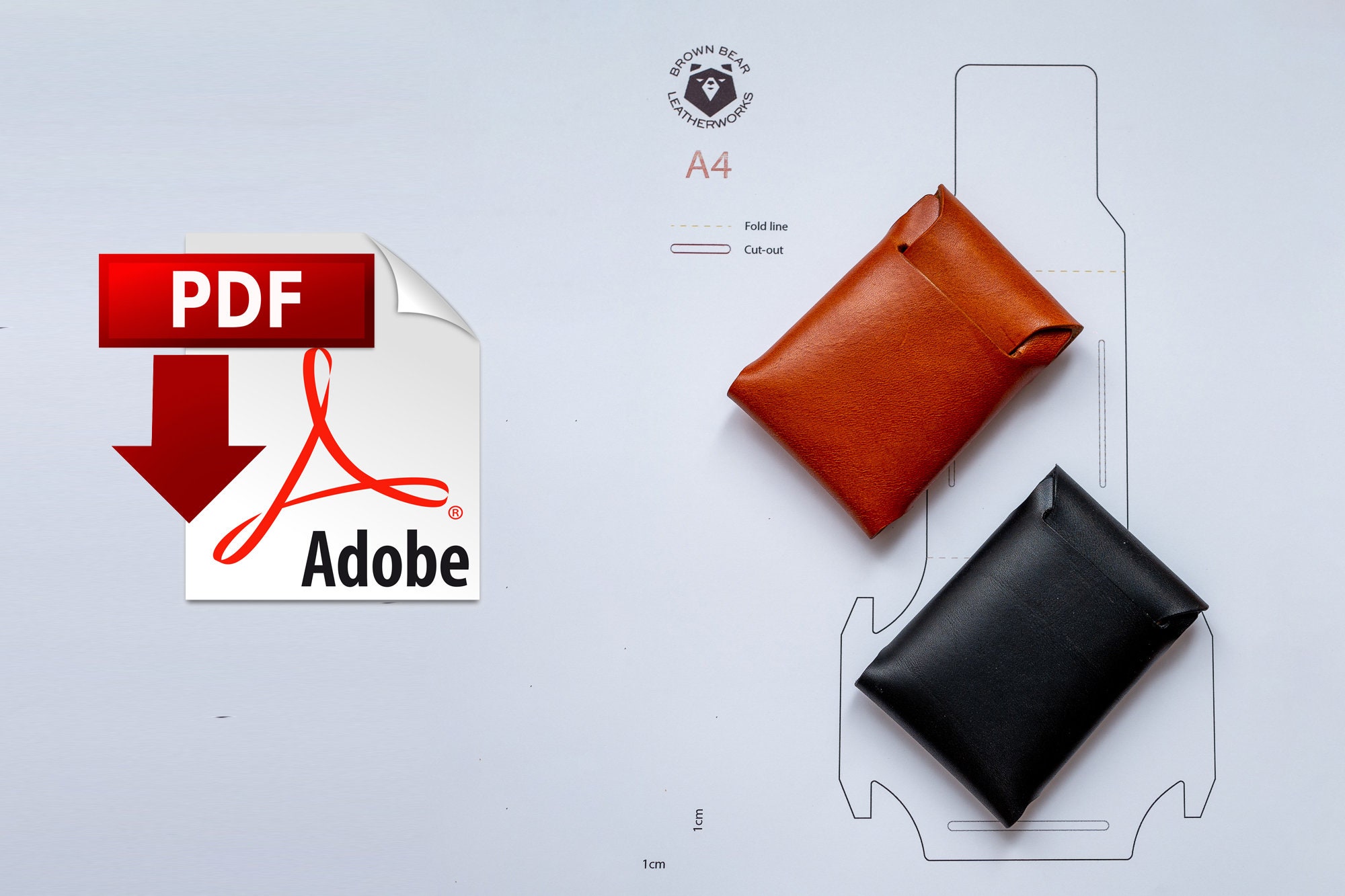 Origami Compact Wallet Monogram – Keeks Designer Handbags