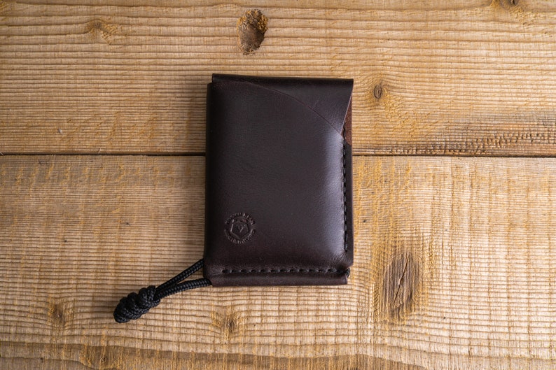 Cartera No. 67 / Cartera minimalista para hombre / Bolsillo delantero / Titular de la tarjeta de crédito de cuero I Edc Wallet / Todos los días llevar imagen 5