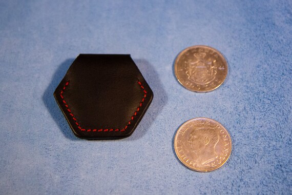 Leather EDC Coin Sleeve for Two Coins Everyday Carry Double Coin Pouch Lucky Coin Slip Full Grain Coin Holder Etsy UK