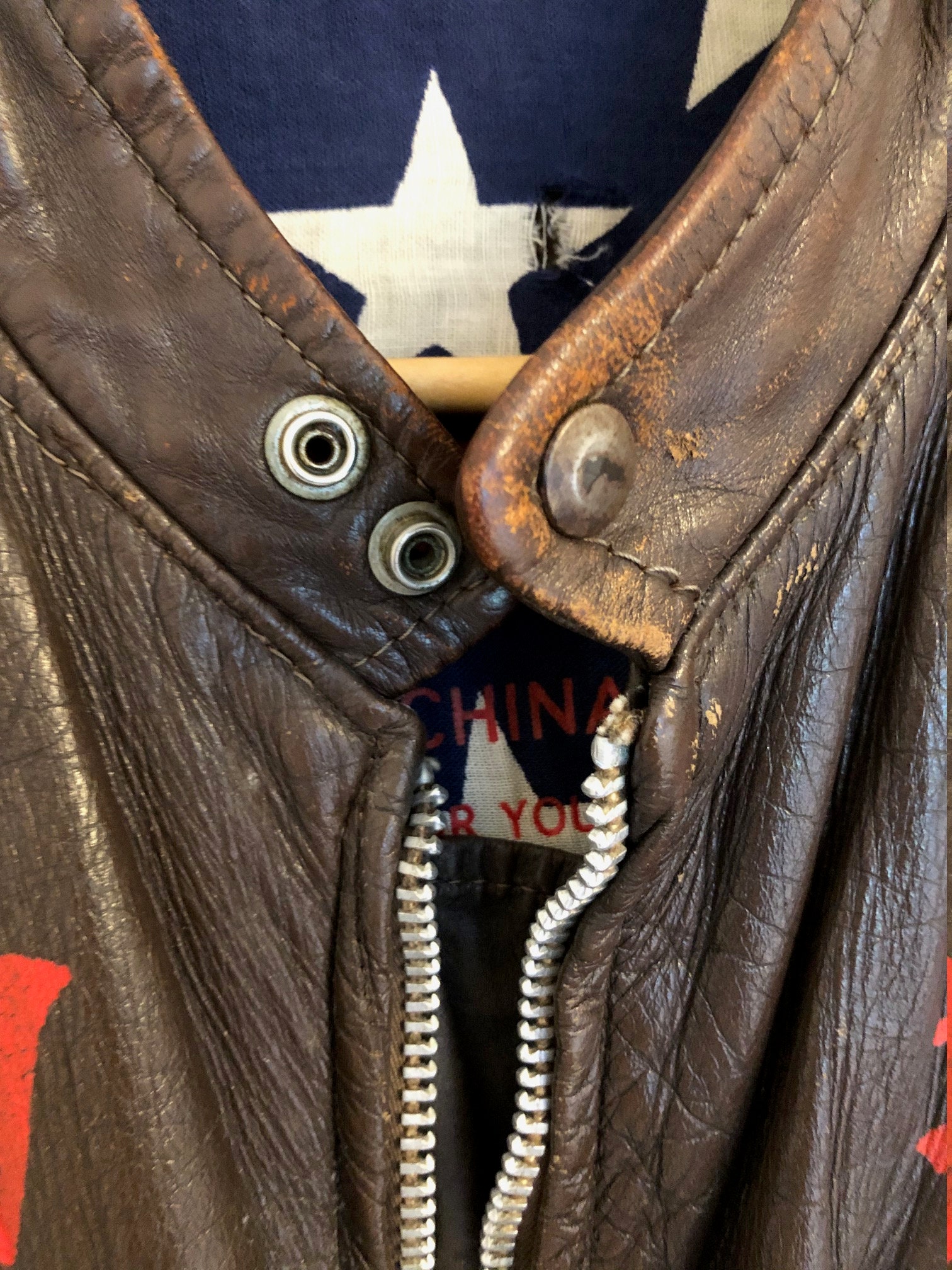Bh vintage leather clearance jacket