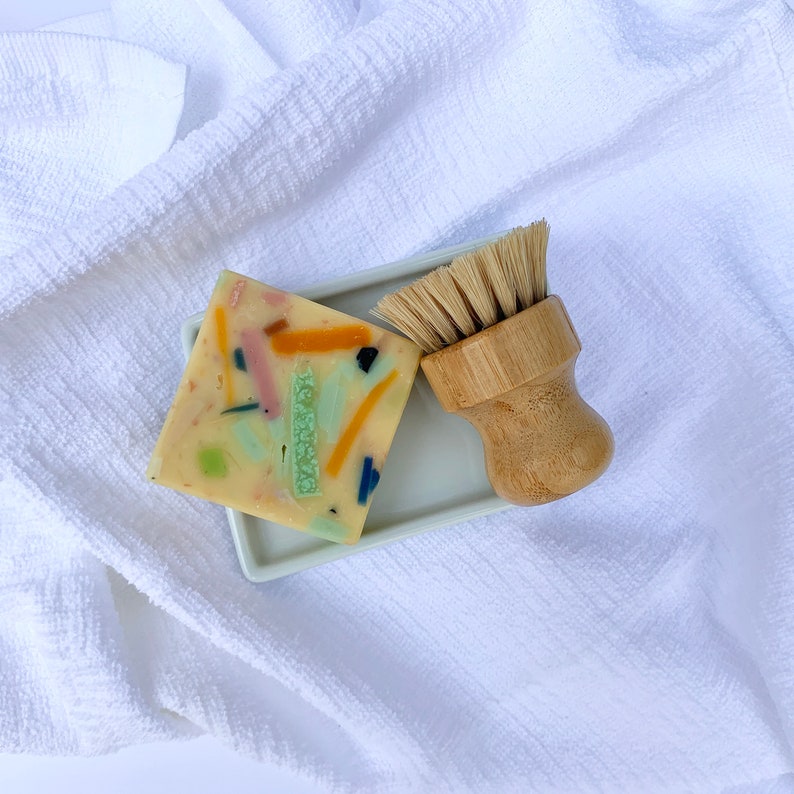 Confetti Solid Dish Soap Zero Waste Recycled Soap Etsy