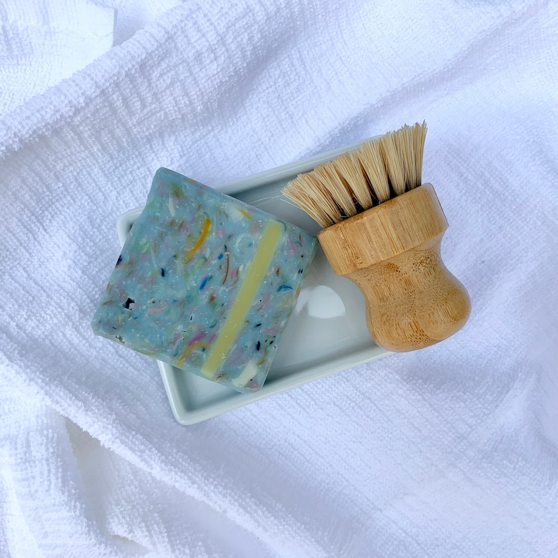 Confetti Solid Dish Soap Zero Waste Recycled Soap Etsy