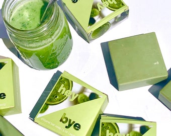 Green Smoothie Soap | Green Tea | Green Apple | Vegan Handmade Soap