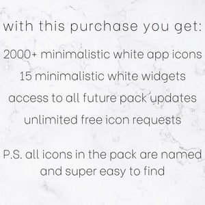 2000 Minimalistic White & Black Ios 14 / 15 App Icons Social - Etsy