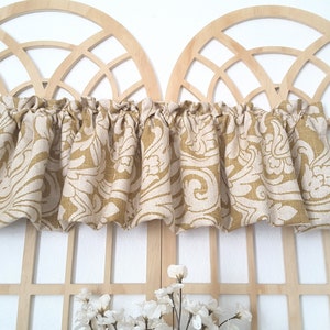 Farmhouse Valance, Country Valance, Ruffle valance, Rustic valance, Kitchen Valance, Fall Valance