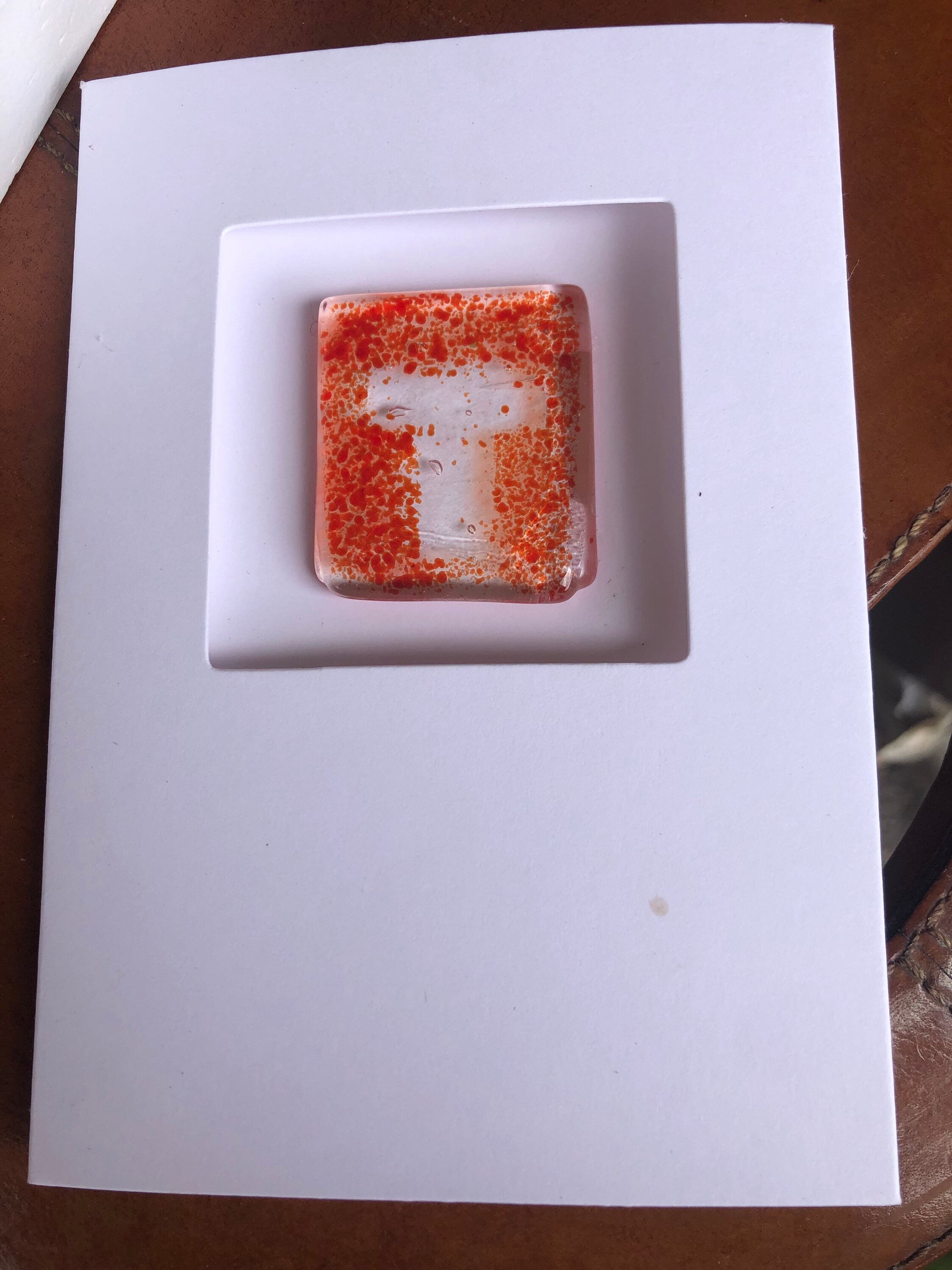 Fused Glass Alphabet Cards Etsy