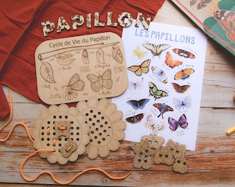 BUTTERFLY theme activity kit, to discover and learn the life cycle and different species of butterflies