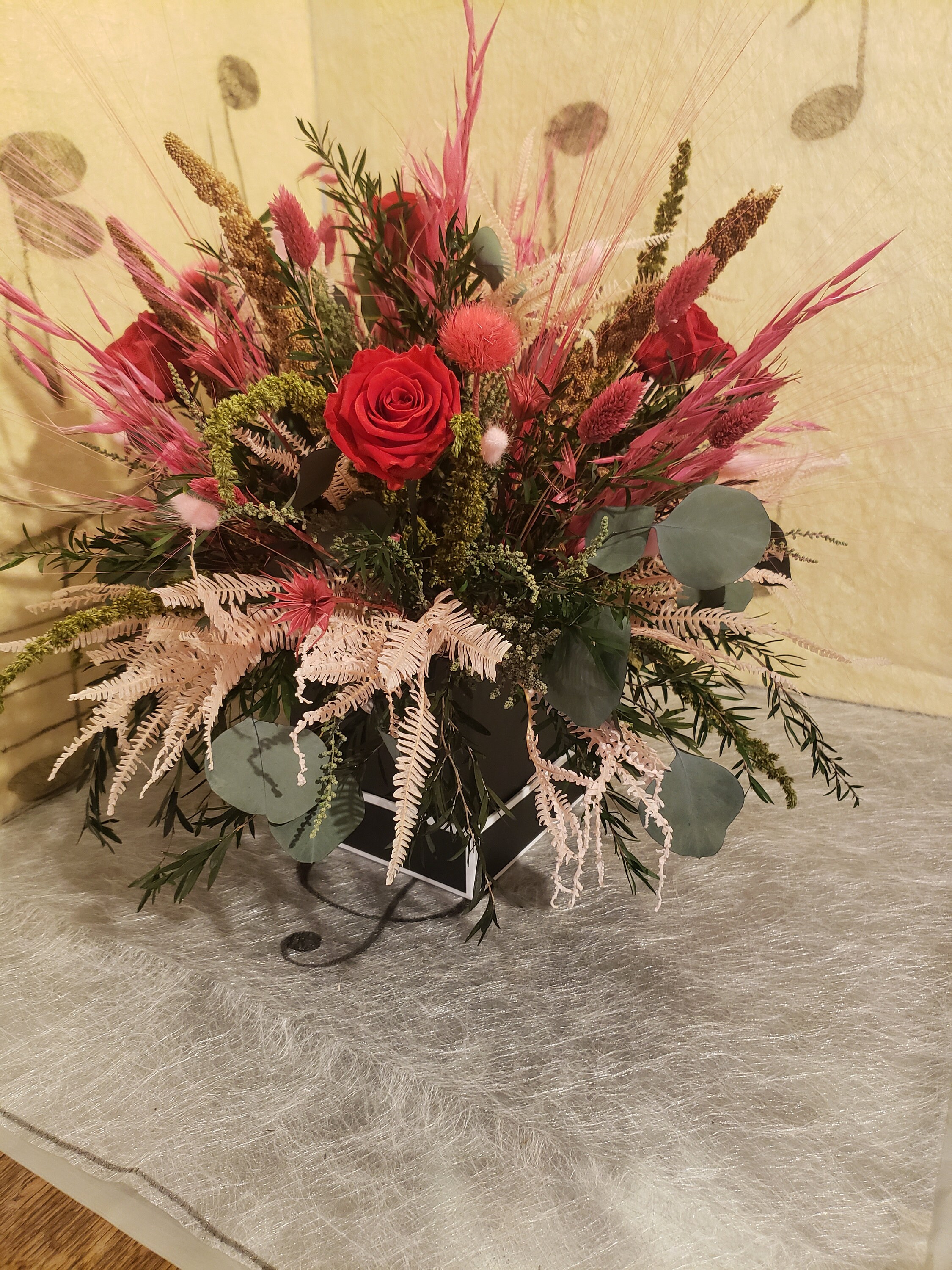 Composition de Fleurs Stabilisées