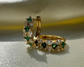 Orecchini a cerchio con serpente in vero argento sterling 925