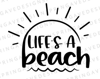 Download Lifes A Beach Svg Etsy