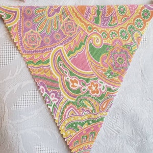 Paisley Hippie Pennant Flags Banner Bunting Flags