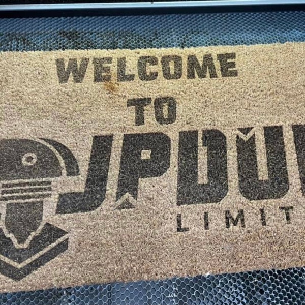 Laser Engraved Door Mat Etsy