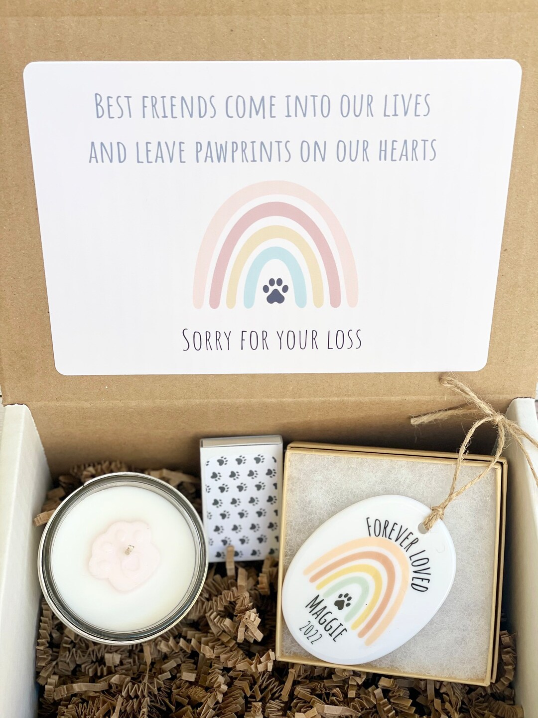 Pet Sympathy Gift, Pet Loss Giftdog Loss Gift Cat Loss Gift, Pet