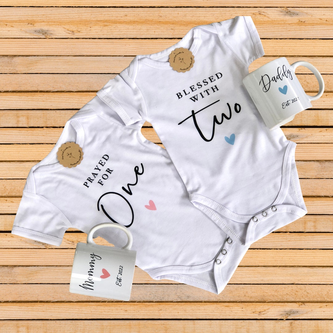 New Mom & Dad Gift, Twins, Baby Shower Gift, Gift for New Parents