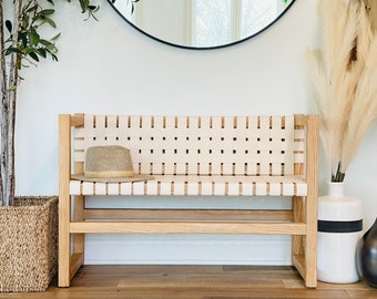 Dining Bench With Back Etsy