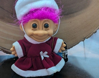 Vintage Russ Troll 5" Doll Russia Trolls Around the World Lucky Winter Princess