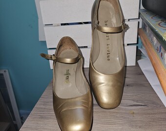 Vintage Mary Jane Pumps rozmiar 7. Herbert Levine/Nieman Marcus