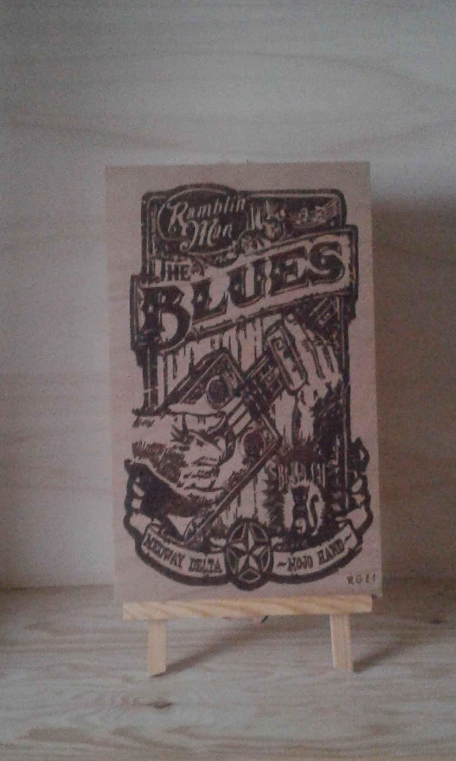 Tableau Affiche Blues