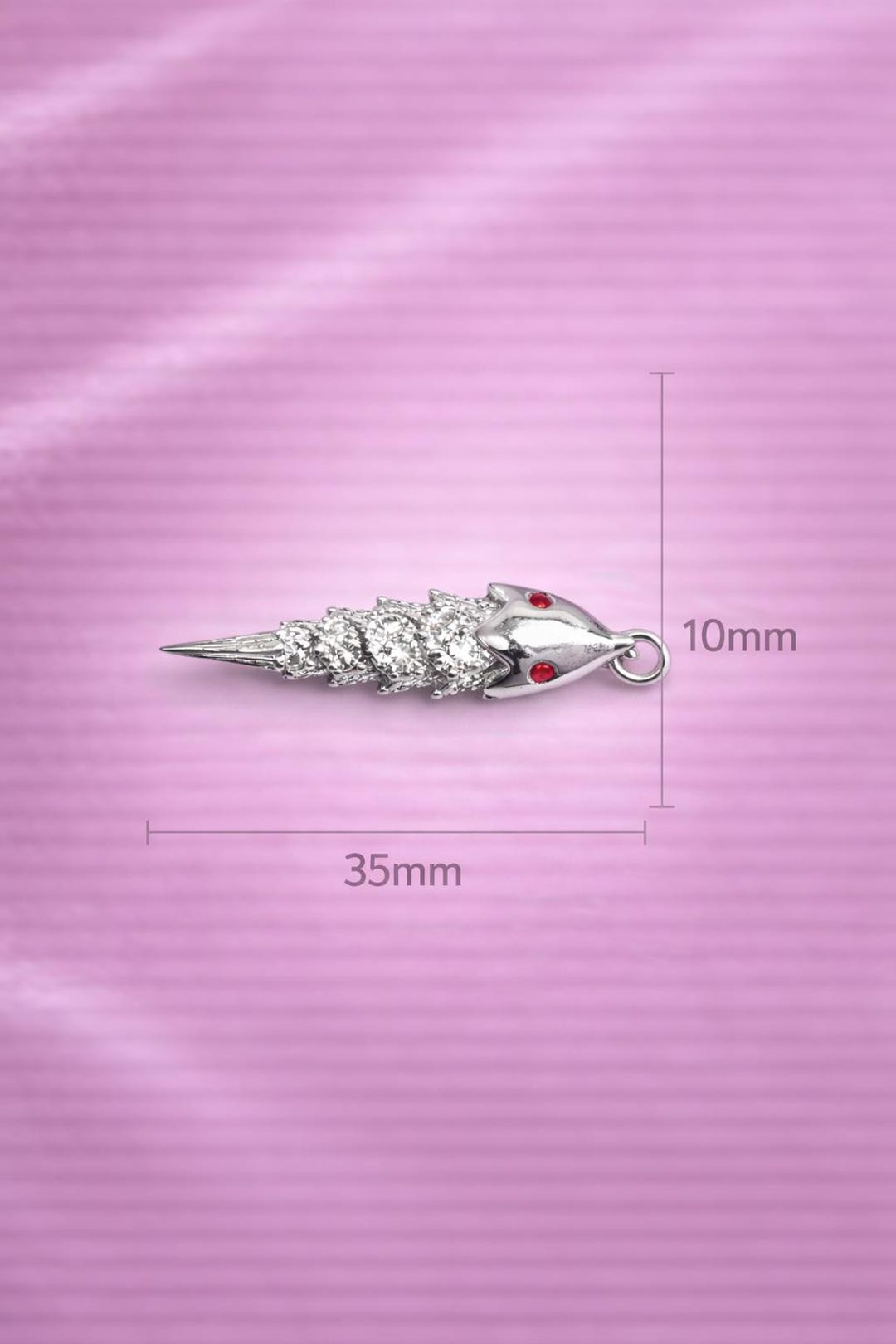 Detailed Silver Koi Fish Pendant – Textured Scale Animal Charm – Ocean ...