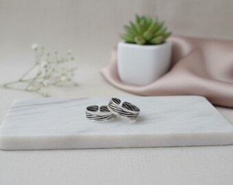 Sterling Silver Toe Ring: Adjustable Vintage Boho Band