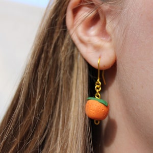 Orange Earrings