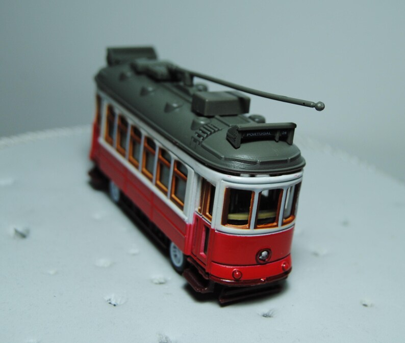 Lisbon Portugal Yellow Tram, gift, home decor, ornaments, image 6
