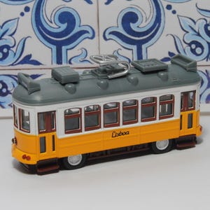 Lisbon Portugal Yellow Tram, gift, home decor, ornaments, image 4