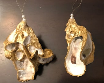 Large Oyster Shell Cluster Ornaments