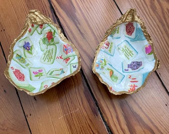 Mahjong Shell Trinket Dish