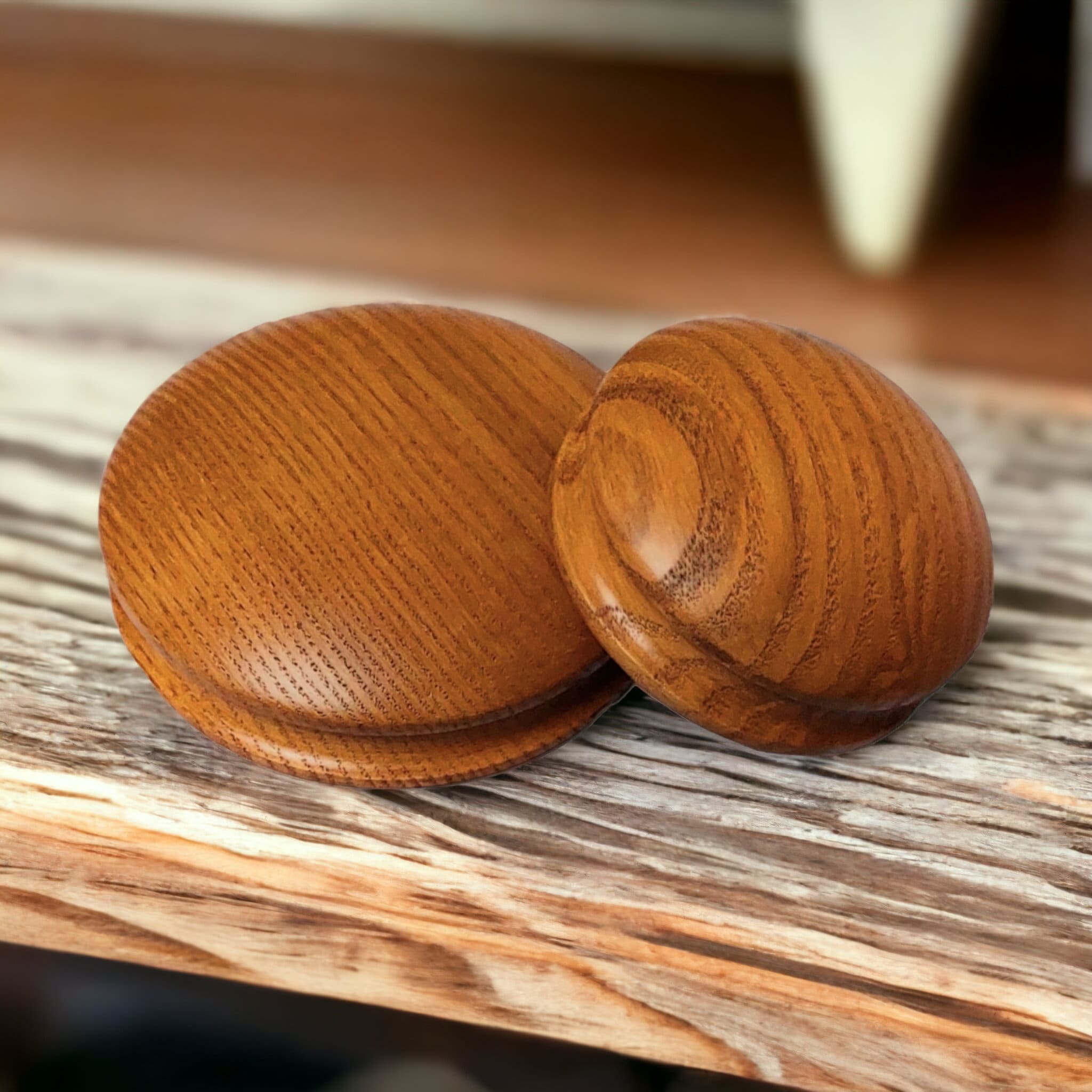Darning disc with ruber
