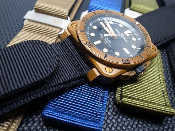 New BR 24mm Nylon Strap With Buckle for 