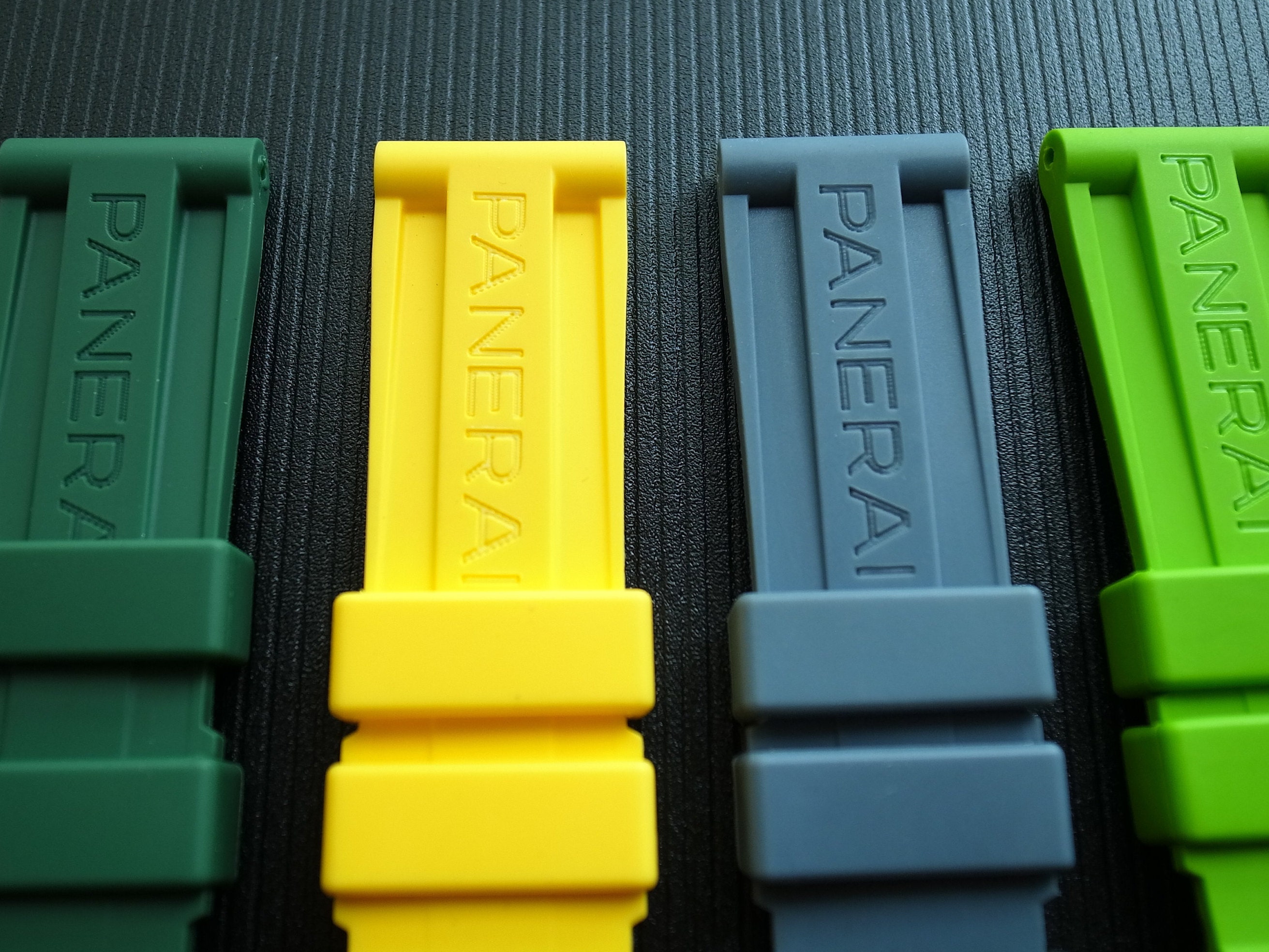 PAM 24mm Rubber Watch Band Strap fit for Panerai color