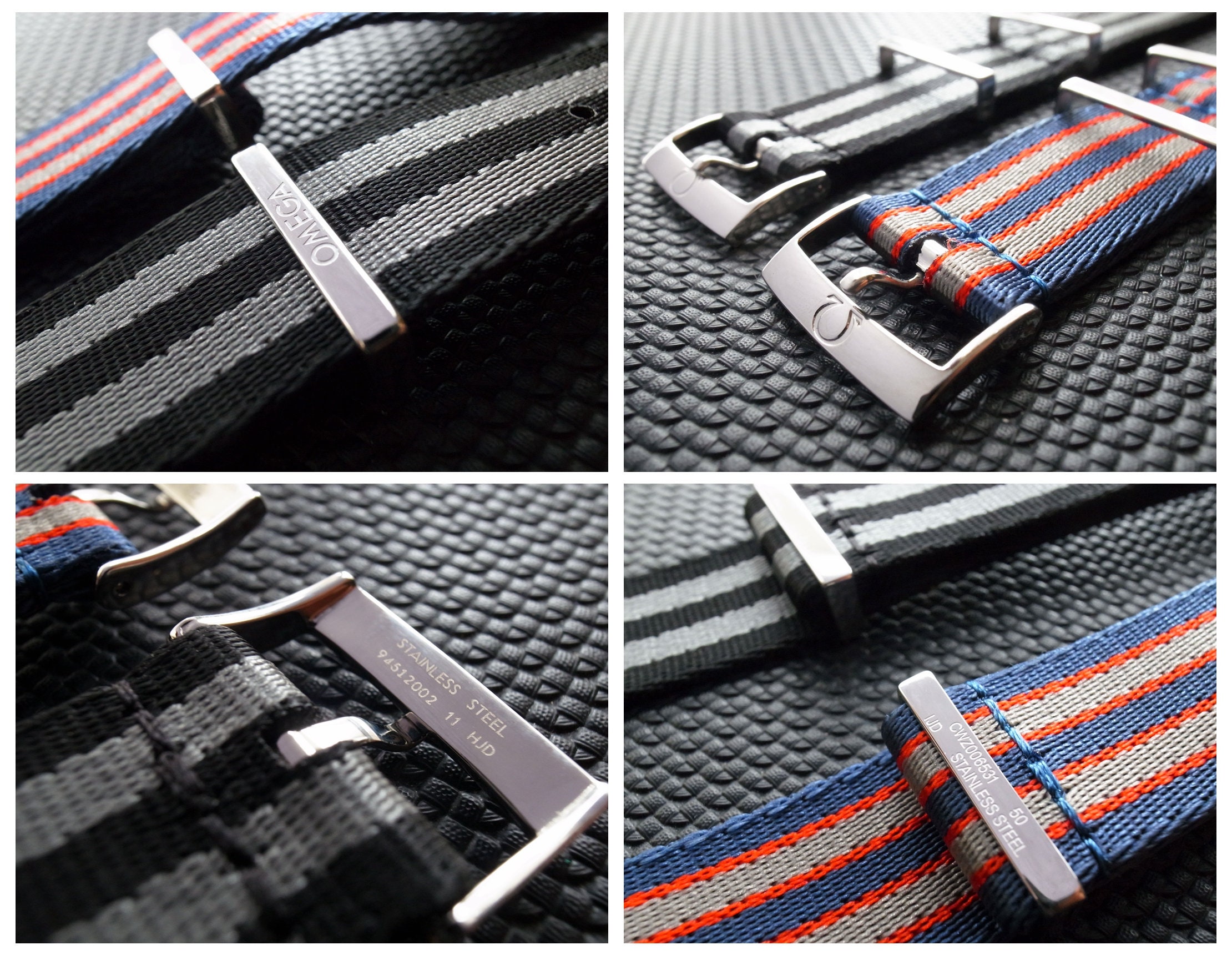 20mm High quality OMEGA Nylon Strap Bond 007