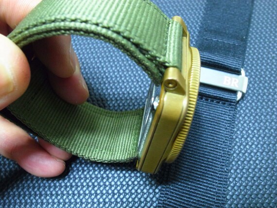 New BR 24mm Nylon Strap With Buckle for 