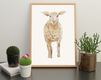 instant download transparent Sheep 2 PNG file, plus sheep with flower wreath for variation