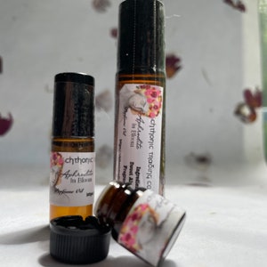 Aphrodite in Bloom roll on perfume oil - Aphrodite ,deity, fragrance, perfume, body oil, Lore Olympus, Greek Mythology, Gift