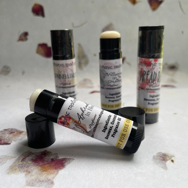 Solid Perfume Sticks- deity, mythology, fragrance, cologne, perfume, handmade, gift, for her, for him