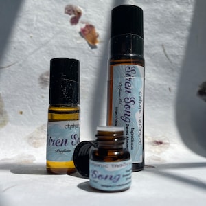 Siren Song roll on perfume oil - Mermaid, mythological, fantasy , fragrance, perfume, body oil, Gift