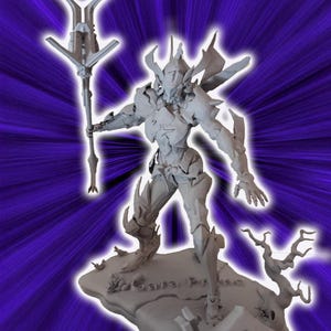 Gara Prime - Warframe Character - 3D Printed Model