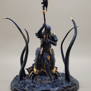Hydriod Warframe-personage: 3D-geprint model