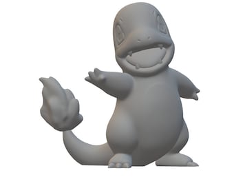 Charmander - 3D-utskriven modell