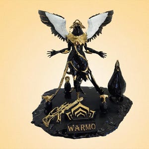 Wisp Prime - Warframe Character - 3D Printed Model