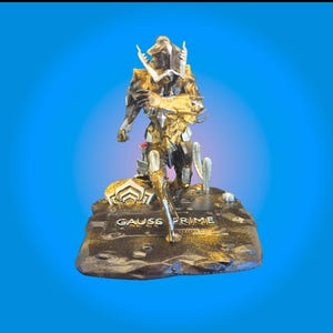 Gauss Prime - Warframe-personage - 3D-geprint model