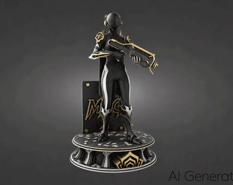 Mag Dominator - Warframe Character - 3D Printed Model