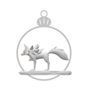 xMas Christmas Ornament Lycanroc