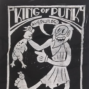 Diogenes, King of Punk Patch (w. Glow in the Dark Option)