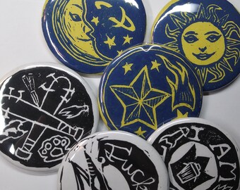 Buy Two Get one FREE Button / Pin Combo!