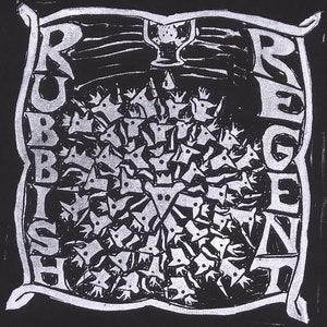 Garbage Regent Linocut Punk Patch (w. Glow in the Dark Option)