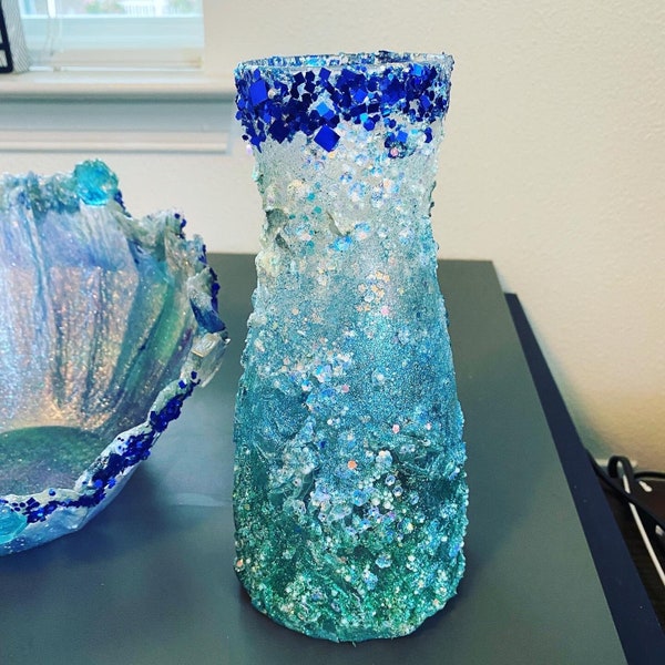Resin Vase Etsy